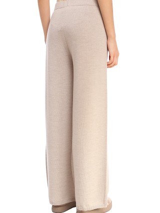 Бежевые брюки MAX MARA: фото 7 - Invogue